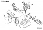 Bosch 3 601 J92 000 Gsr 10,8 V-Li Cordless Screw Driver 10.8 V / Eu Spare Parts